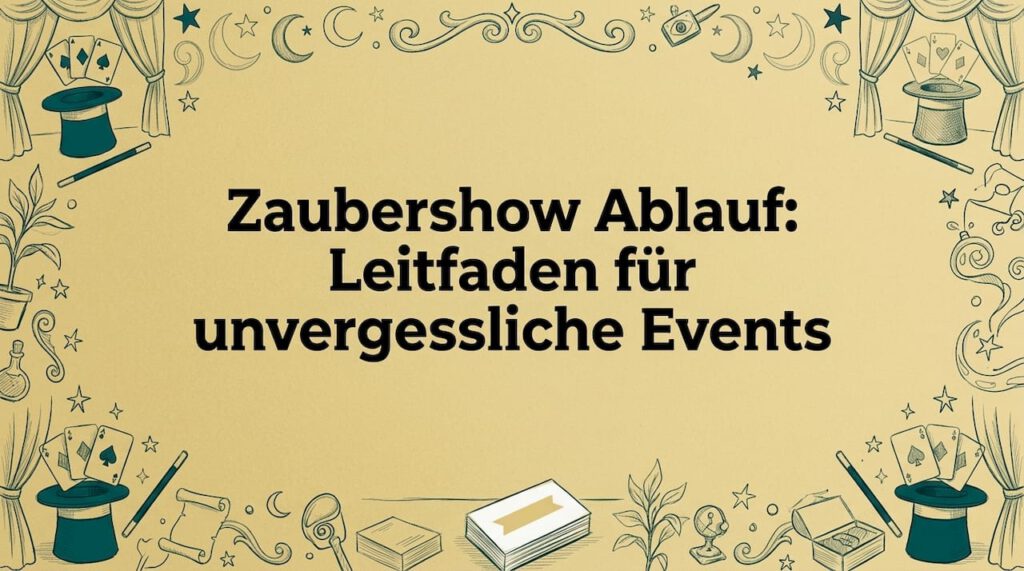 Magische Requisiten setzen die Titelzone gekonnt in Szene.