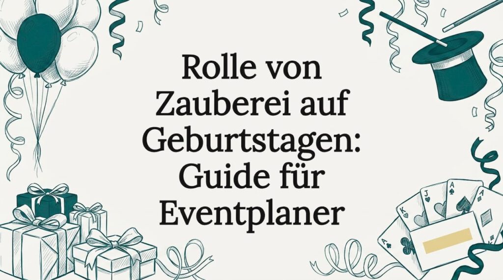 Rund um den Titelbereich ziehen sich liebevoll gezeichnete Illustrationen mit magischen Utensilien und schaffen eine zauberhafte Rahmung.