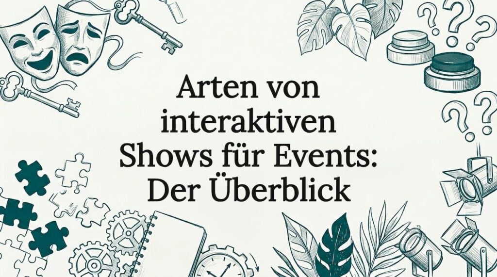 Ein dekorativer, illustrativer Rahmen, der den Titel optisch hervorhebt.