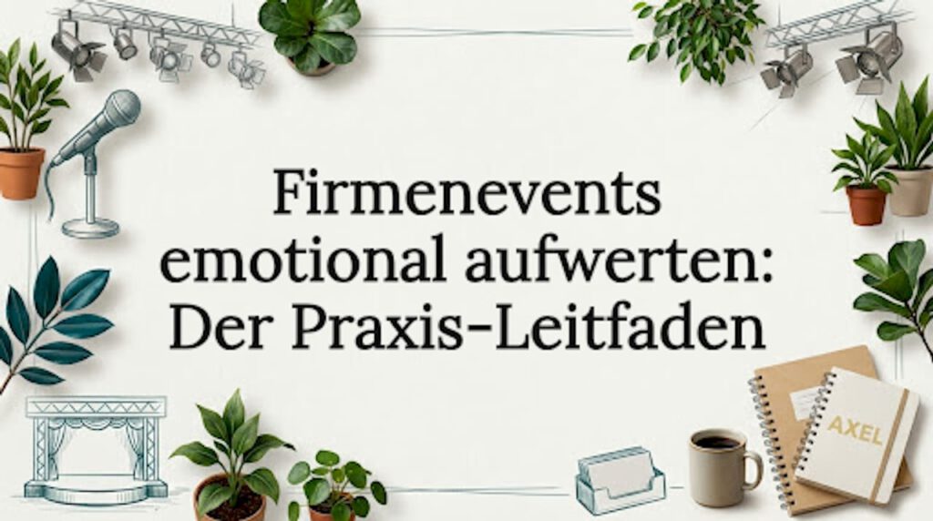 Kreative Titelkarten-Illustration für Unternehmensveranstaltungen