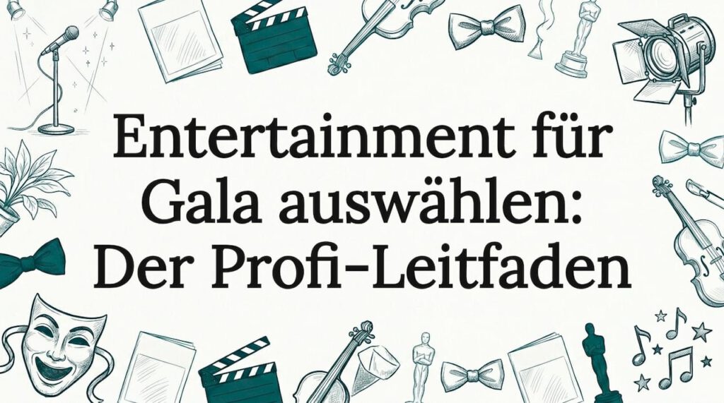 Stimmungsvolle Titeldesigns für exklusive Gala-Abende