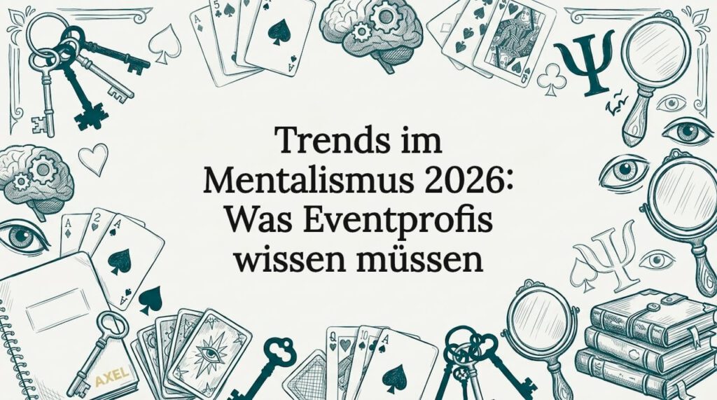 Illustration für eine ansprechende Titelgrafik zum Thema Mentalismus