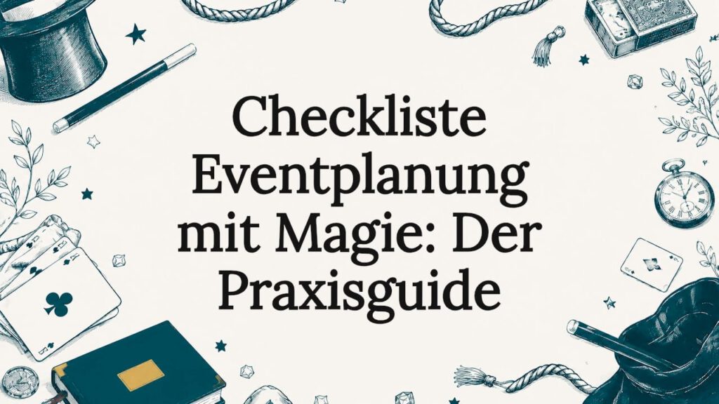 Stimmungsvoll gestaltete Titelgrafik mit zauberhaften Accessoires