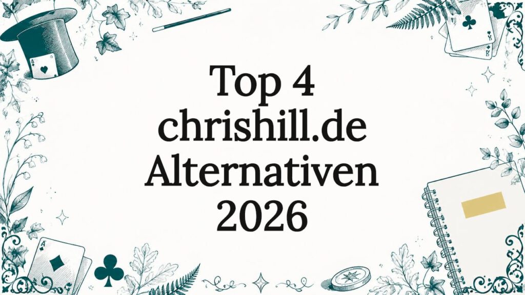 Stimmungsvolles Titelbild mit Zauberutensilien und liebevoll gezeichneten botanischen Motiven