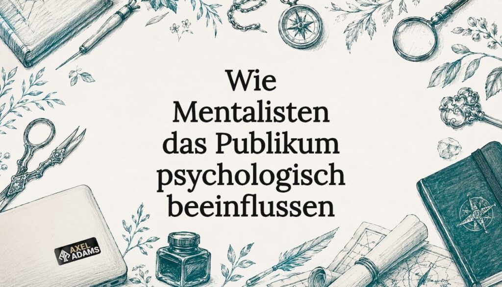 Stimmungsvolle Titelgrafik als Blickfang für einen Artikel über Mentalismus