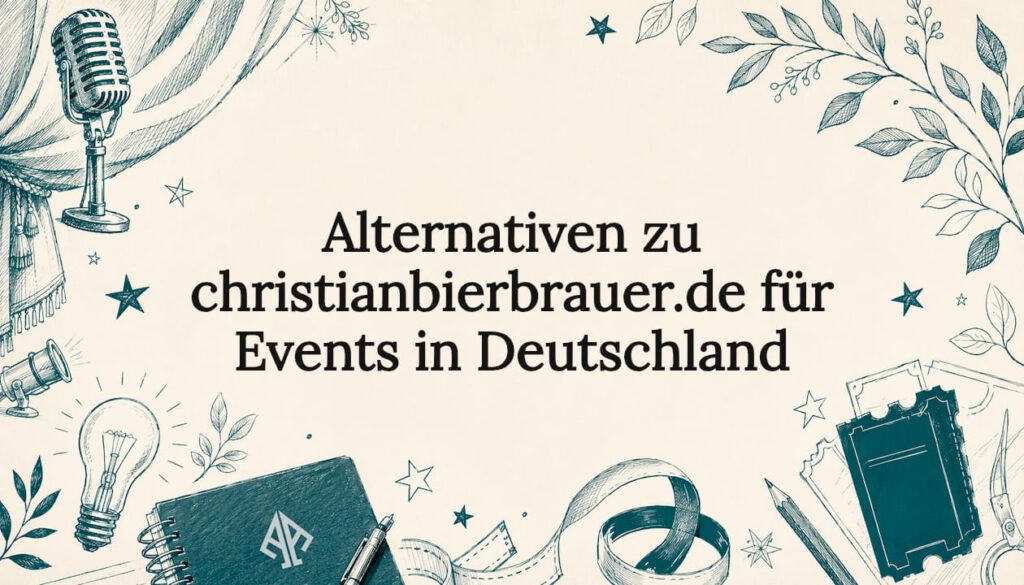Dekorative Titelgrafik für alternative Veranstaltungsformate